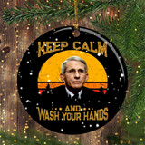 Fauci Christmas Ornament Keep Calm And Wash Your Hand Funny 2020 Quarantine Christmas Ornament Fauci Christmas Ornament Keep Calm And Wash Your Hand Funny 2020 Quarantine Christmas Ornament