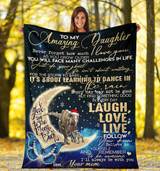 To My Daughter Blanket From Mom