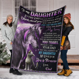 To My Daughter Blanket From Dad