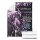 To My Daughter Blanket From Dad