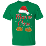 Mama Claus T-Shirt Funny Women Christmas Shirt Xmas Gift For Mom Wife Idea
