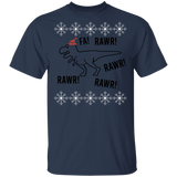 FA Rawr Rawr T-Rex Christmas T-Shirt Adorable Dinosaur Santa Vintage Shirt Gift For Friend