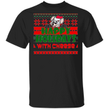 Happy Holidays With Cheese Shirt Cute T-Shirt For Girl Men Gift