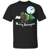 Demon Merry Krampus Tree Christmas T-Shirt Funny Christmas Shirt Gift For Boys
