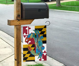 Blue Crab Maryland State Flag Patriotic Graphic With Native Maryland Pride For Decoration