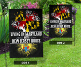 Living In Maryland With New Jersey Roots State Tree Flag New Jersey Pride Patriotic Home Decor