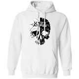 Unus Annus Hoodie Cool Gift For Men Skull Black And White Unus Annus Merch