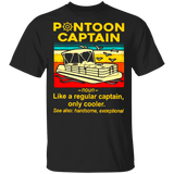 Definition Pontoon Captain Shirt Funny Pontoon Captain T-Shirt For Dad Brother