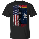 New State Flag With American Flag T-Shirt Flag Mississippi State Flag 2020 Shirt For Adult