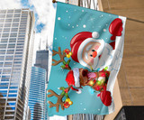 Pitbull Dog Santa Claus Merry Christmas Flag Target Christmas Decor
