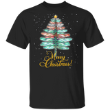 Dragonfly Christmas Tree Shirt Merry Christmas Family Good Christmas Gift 2020