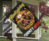 Thanksgiving Turkey Nurse Flag Hilarious Turkey Vintage Flag For Yard Decor Gifts For Nurses