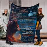 Wolf To My Mom Blanket Daughter's Confession To Her Mother Gift For Winter