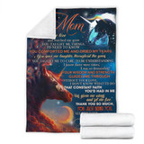 Unicorn To My Mom Blanket 3D Graphic Blanket Gift For Mother From Daughter