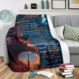 Unicorn To My Mom Blanket 3D Graphic Blanket Gift For Mother From Daughter