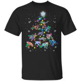 Turtles Christmas Tree T-Shirt Cute Animal Snowflake Xmas Designs Gifts For Turtle Lovers