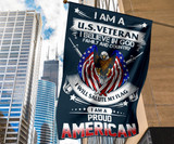 I'm A US Veteran I Believe In God Flag American Bald Eagle Flag Designs Patriots Ornaments