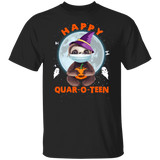 Sloth Happy Quar O Teen Shirt Happy Sloth Wearing Mask T-Shirt Halloween Graphic Tees