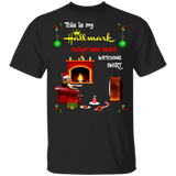 French Bulldog This Is My Hallmark Christmas Movie Watching Shirt Adult Christmas Shirt Gift