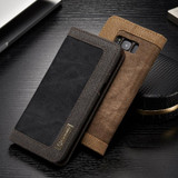 Denim Wallet Case For Samsung Galaxy S8 S9 Plus Note 8