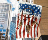 Dream Catcher Native American Indian Flag Front Yard Outdoor Decor Good Luck Gifts For Parents