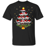 Frenchie Bulldog Christmas Tree T-Shirt Pretty Gift For Dog Lovers