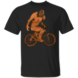 Sassquatch Shirt Hilarious Bigfoot Cycling T-Shirt Vintage Graphic Tees Funny Gifts For Bikers