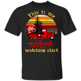 This Is My Hallmark Christmas Movie Watching Shirt Vintage Christmas Graphic Tees Couple Gifts