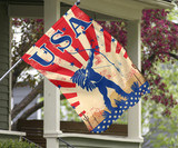USA Native American Flag Vintage Styles Flag For Garden Decor Gifts For Indigenous Peoples Day