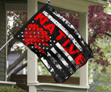 USA Indian Native American Flag Patriotic Flag Pride Gifts For Front Yard Decor Native Pride