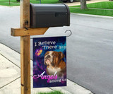 Bulldog I Believe There Are Angels Among Us Flag For Home Decor Wall Flag For Bedroom