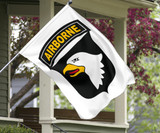Army 101st Airborne Flag Eagle Emblems 327 HHC Flag Decor Veterans Day Gift Idea