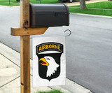 Army 101st Airborne Flag Eagle Emblems 327 HHC Flag Decor Veterans Day Gift Idea