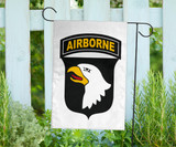 Army 101st Airborne Flag Eagle Emblems 327 HHC Flag Decor Veterans Day Gift Idea