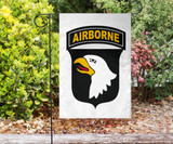 Army 101st Airborne Flag Eagle Emblems 327 HHC Flag Decor Veterans Day Gift Idea