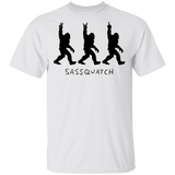 Sassquatch T-Shirt Funny Bigfoots Rock And Roll Awesome Tees Bigfoot Gifts Ideas For Birthday
