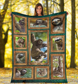 Sloth Picture Frames 3D Fleece Blanket Sloth Bedroom Collection Gifts For Sloth Lovers