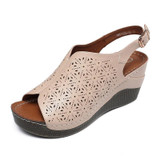 Holiday Platform Open Toe Sandal