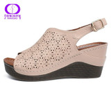 Holiday Platform Open Toe Sandal