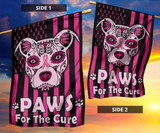 Paws For The Cure Breast Cancer Awareness Flag October 13 Garden Flag Gifts For Sisters Paws For The Cure Breast Cancer Awareness Flag October 13 Garden Flag Gifts For Sisters