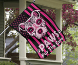 Paws For The Cure Breast Cancer Awareness Flag October 13 Garden Flag Gifts For Sisters