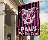 Paws For The Cure Breast Cancer Awareness Flag October 13 Garden Flag Gifts For Sisters Paws For The Cure Breast Cancer Awareness Flag October 13 Garden Flag Gifts For Sisters