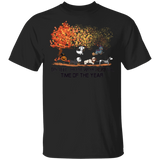 Dachshunds It's The Most Wonderful Time Of The Year Shirt Fall Tree Autumn Shirt For Halloween