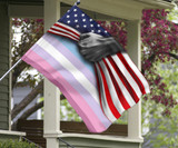 Bigender Inside American Flag Pride Lgbt Flag Outdoor Decor