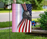 Bigender Inside American Flag Pride Lgbt Flag Outdoor Decor