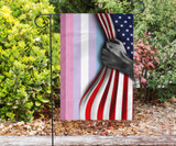 Bigender Inside American Flag Pride Lgbt Flag Outdoor Decor
