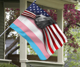 American Blue Pink White Flag Trans Pride Flags Best House Outdoor Decor