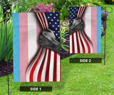 American Blue Pink White Flag Trans Pride Flags Best House Outdoor Decor