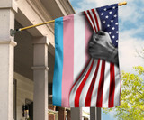 American Blue Pink White Flag Trans Pride Flags Best House Outdoor Decor