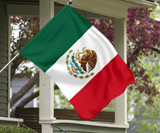 Golden Eagle Flag Mexican Flag Bird Outdoor Hanging Decor
